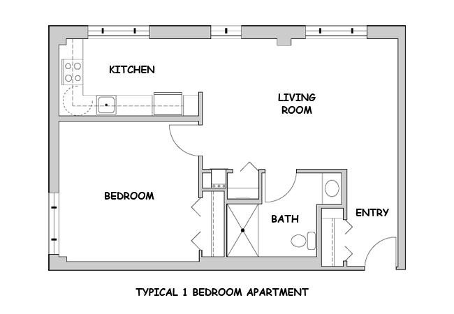 PA683 Homestead Apts. Bldg. B Floor Plans